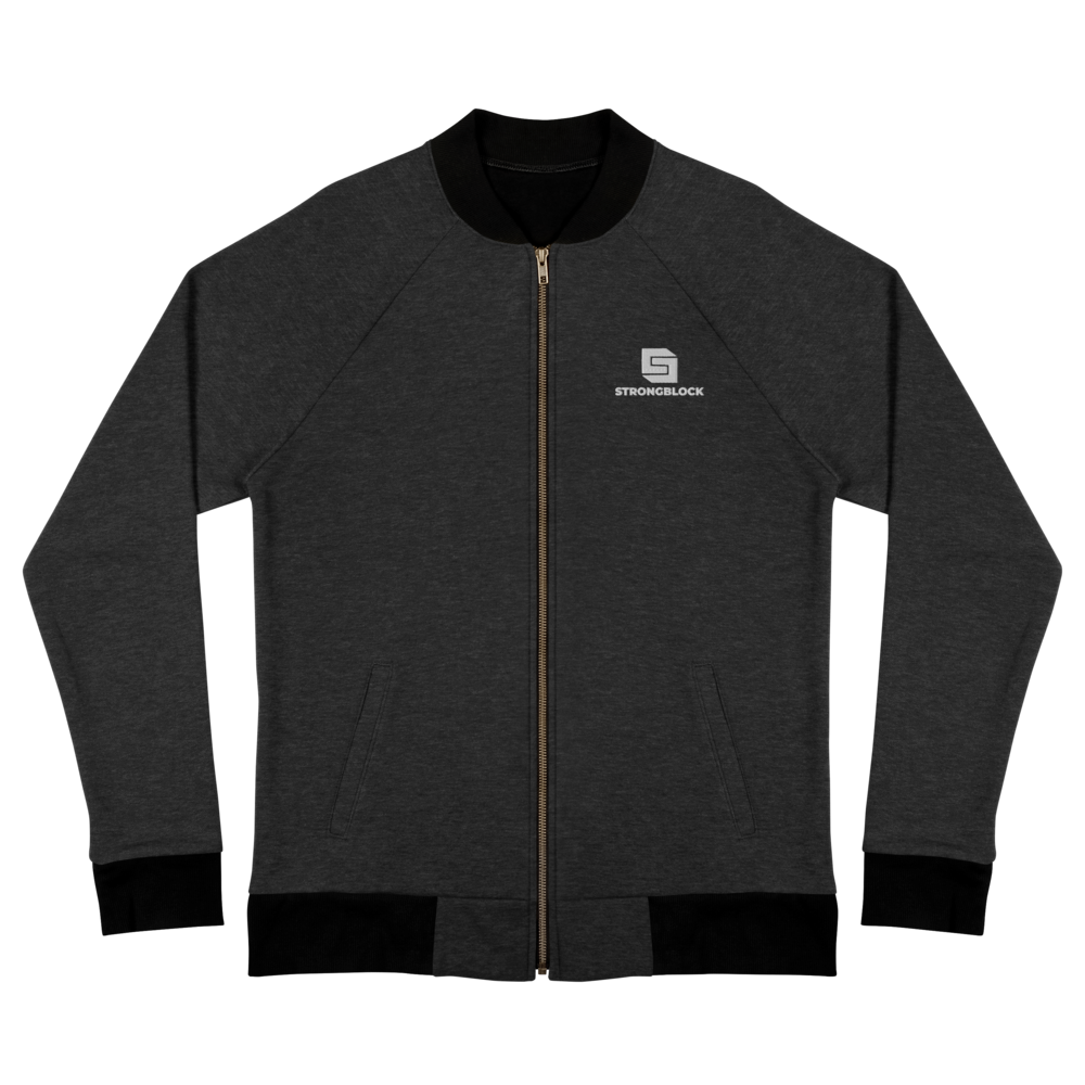 StrongBlock Bomber Jacket Style - Full Zip Sweatshirt