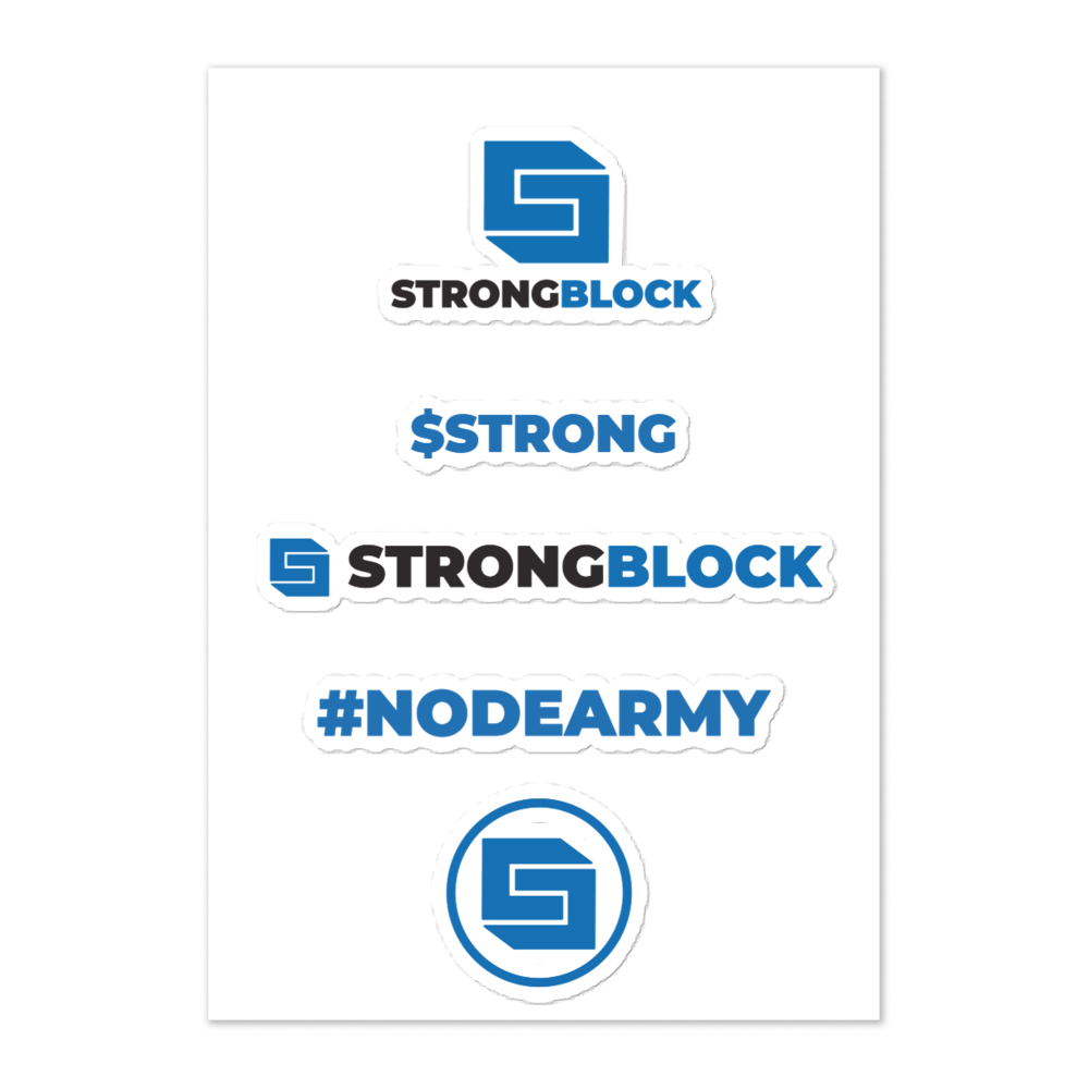 StrongBlock Sticker Sheet